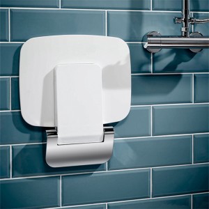 DZ-001  Folding Shower Seat Wall Mounted Space Saving Shower Chair