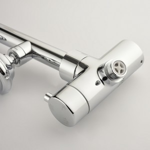 HL-3140  Brass multi Function Chromed Shower Column,Upper bracket with water inlet shower Set for Bathroom