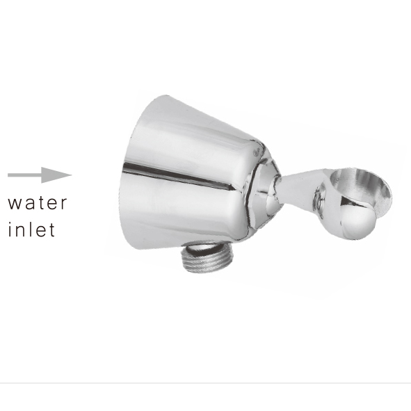 HD-4E Wall Mounted Brass Shower Head Bracket ,Upper water inlet