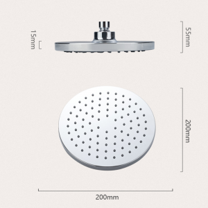 HL660  Luxury High Pressure ABS Chromed Round Rain Shower head For Bathroom