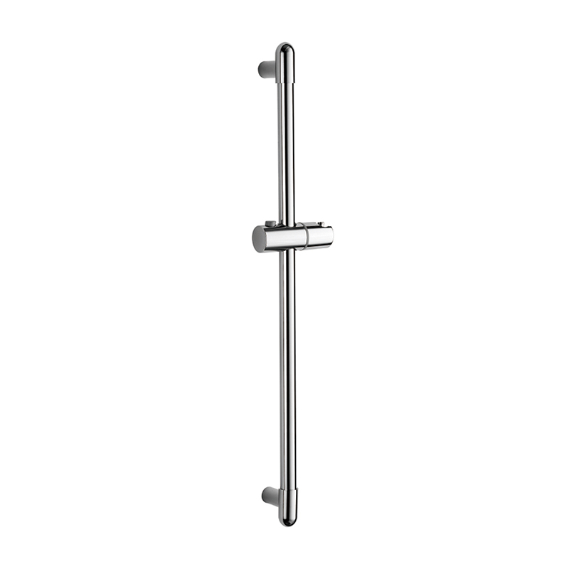 SR-1F Wall mounted Modern 304 Stainless Steel Round Shower Slider Bar With Adjustable Handheld Shower Head Holder For Bathroom