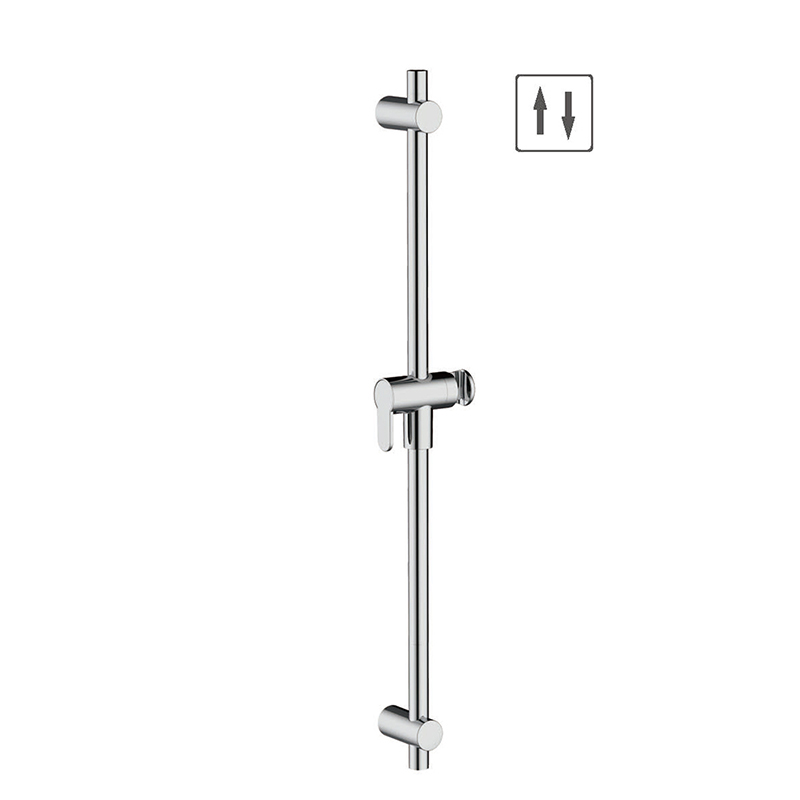 SR-24 29.5 Inch Stainless Steel Round Shower Slider Bar With Adjustable Handheld Shower Shower Bracket