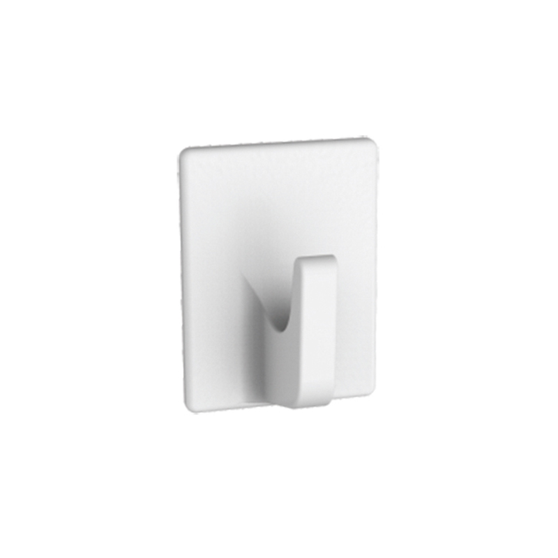 HL-M002 ABS Material White Square Chromed Soap Dish On Shower Sliding Bar