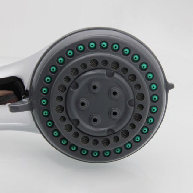 5F1908 Factory Wholesale Five Setting round shape ABS Chromed Handheld shower head