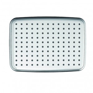 1F652 Luxury High Pressure ABS Chromed Rectangle Overhead Shower head For Bathroom