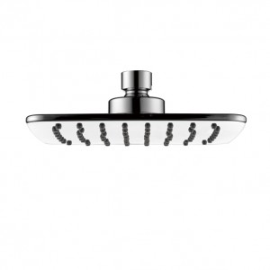 1F151  6 Inch High pressure ABS Chromed Square Rain Shower head For Bathroom