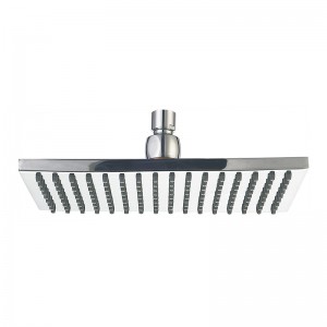 HL641ABS Luxury High Pressure ABS Chromed Rectangle Rain Shower head For Bathroom