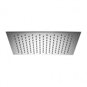 HL6440   16 inch Big Size Single Setting Square 304 Stainless Steel High Pressure Soft Spray Rain Shower Head for Bathroom