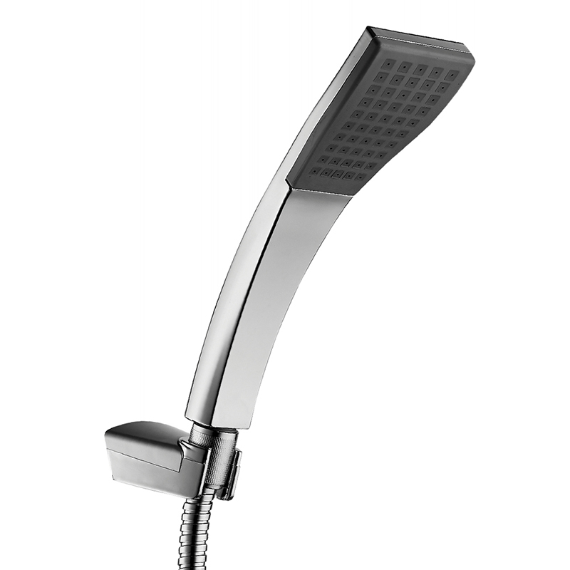 1F1758-6C Single Function ABS Shower Head Set with holder and hose for Bathroom