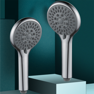 5F8001 Factory wholesale cUPC Five Function Modern ABS Chromed Handheld shower head