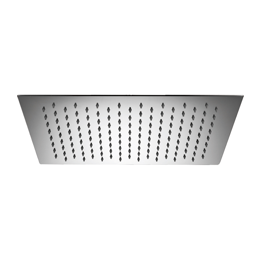 HL6440   16 inch Big Size Single Setting Square 304 Stainless Steel High Pressure Soft Spray Rain Shower Head for Bathroom