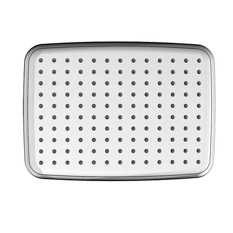1F652 Luxury High Pressure ABS Chromed Rectangle Rain Shower head For Bathroom