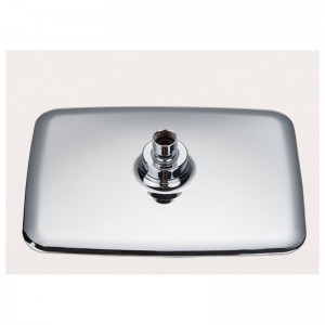1F652 Luxury High Pressure ABS Chromed Rectangle Overhead Shower head For Bathroom