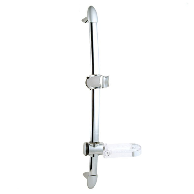 SR-4-9C 25 inch Stainless Steel Shower Slider Bar with adjustable handheld shower head holder