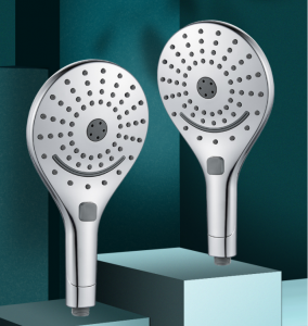3F8808 ABS three setting rainfall  handheld shower head big spray jet shower head for bathroom