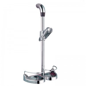 SR-8-2-8 23 inch Brass Shower Slider Bar with adjustable handheld shower head holder