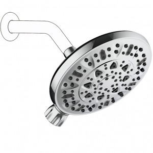 5F180  Large size multi Function New Design ABS Chromed Rainfall Shower Head for Bathroom