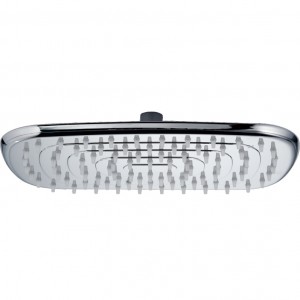 1F650 High Pressure ABS Chromed Rectangle Single Function Rain Shower head For Bathroom