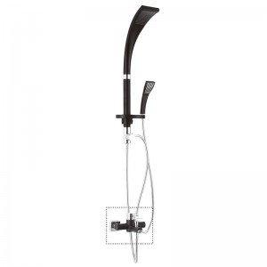 HL-2203B Al Wall mounted Slim Shower Panel with with angle adjustable for Bathroom