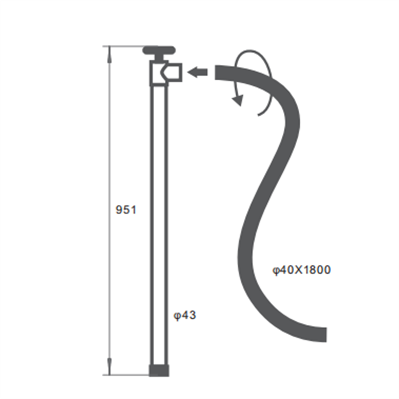 HP-01 Hand Bilge Pump Manual Bilge Pump for Water Removal from Washing machines ,sink and Any Place Water Collects