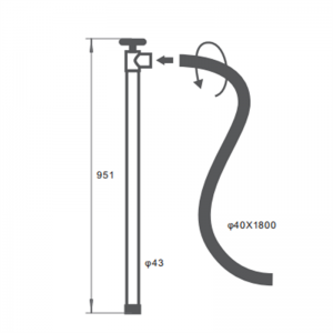 HP-01 Hand Bilge Pump Manual Bilge Pump for Water Removal from Washing machines ,sink and Any Place Water Collects