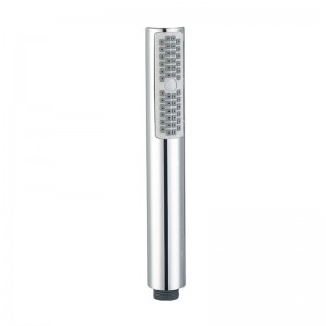 1F1818H Single Function Modern ABS Cylinder Shape Handheld Shower Head ,Surface Chromed