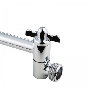 1U Wall Mounted 9 Inch Brass Shower Arm For Shower Head In Bathroom