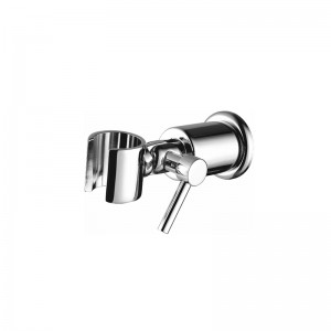 HD-9CU Brass Shower Head Holder Wall Mounted, Screw Mounted Shower Spray Holder,Adjustable Handheld Shower Head Bracket,Shower Holder for Universal Wall Bathroom