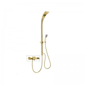 HL-2204 Stainless Steel  Shower Panel with Multi Function and height adjustable plate in bathroom with cUPC certificate