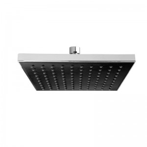 HL642ABS Single function High Pressure ABS Chromed Square Rain Shower head