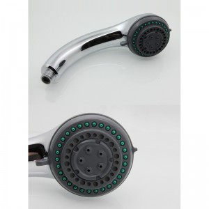 5F1908 Factory Wholesale Five Setting round shape ABS Chromed Handheld shower head